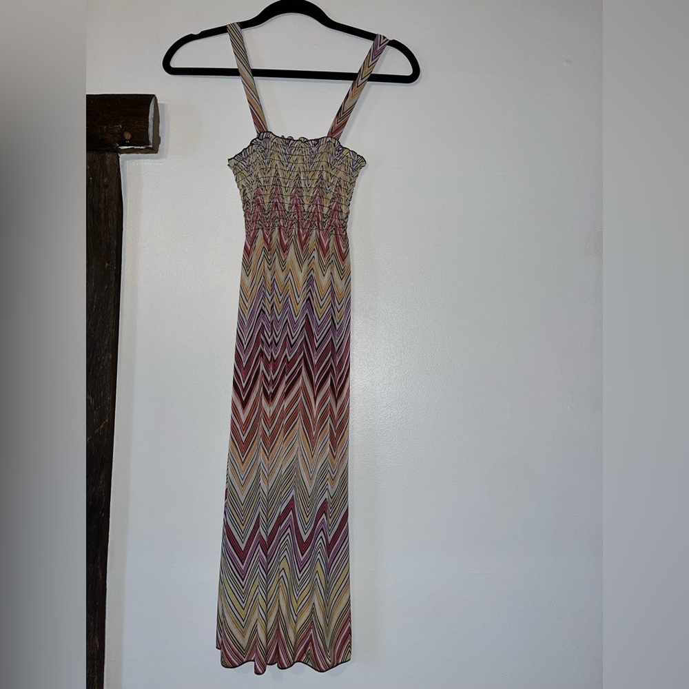 Chevron Patterned Maxi Dress girls Sz XXl or women’s Sz x-small- small